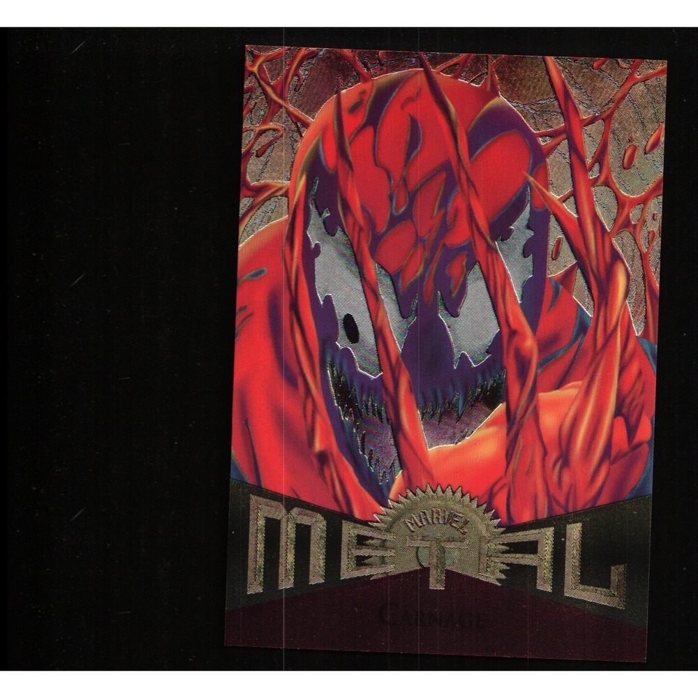 1995 Marvel Metal Carnage #71 Fleer Trading Card Spider-Man Villain Base Set